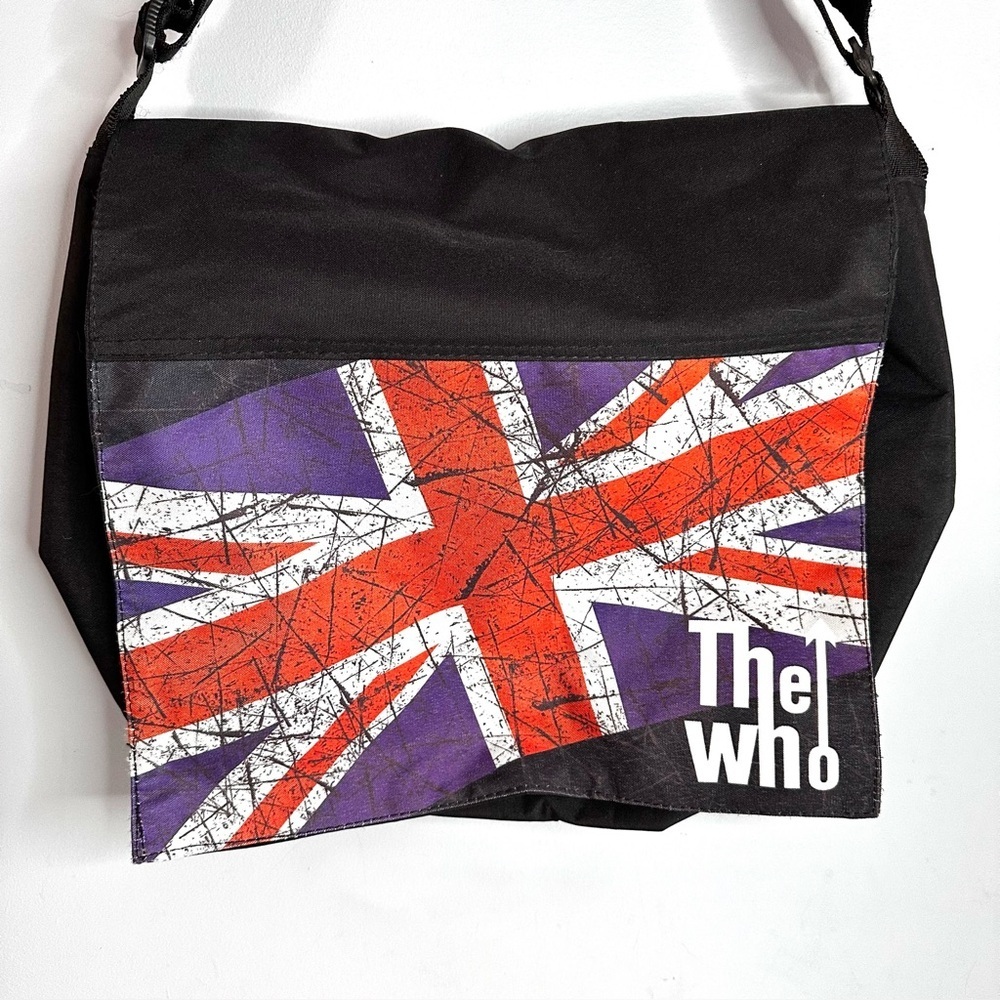 The Who Messenger, Crossbody, Laptop Bag, Union Jack, Rock Band, English, 60’s